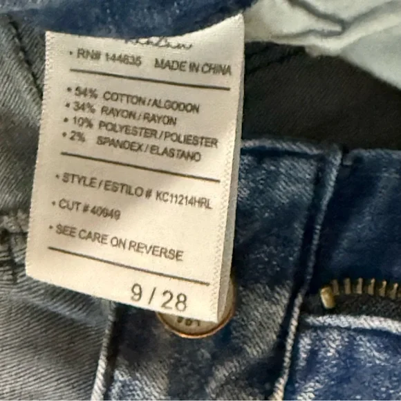 KanCan Light Blue Women's Skinny Jeans Size 9/28 - Picture 7 of 9